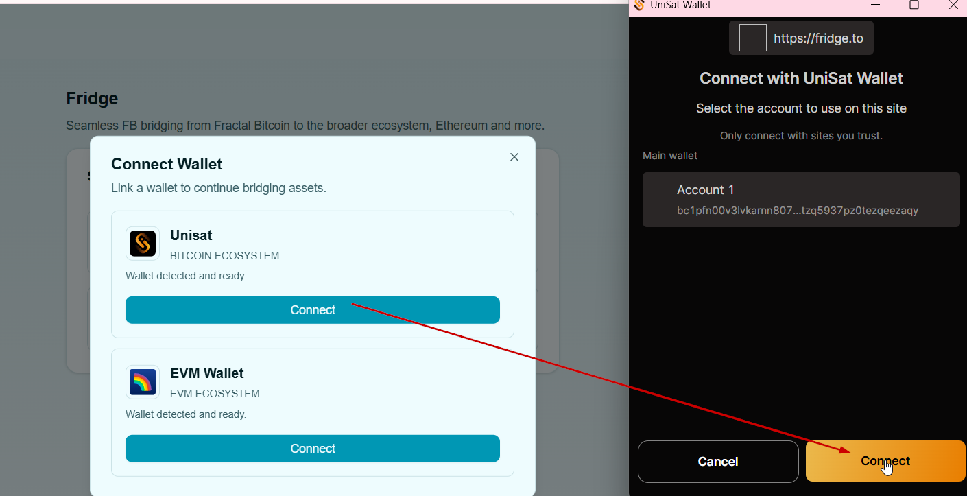 How Bridge FB from fractal bitcoin to ethereum?