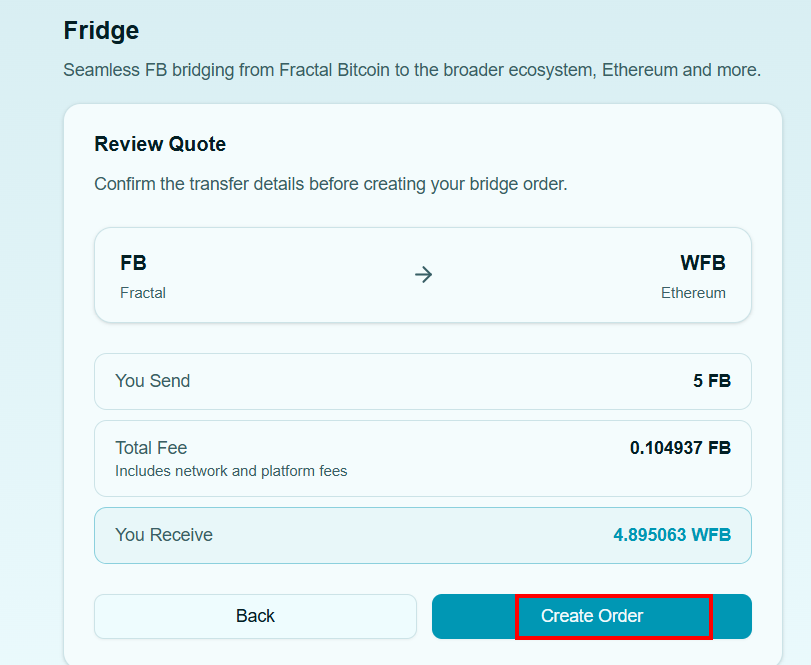 How Bridge FB from fractal bitcoin to ethereum?
